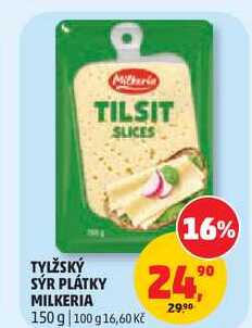 TYLŽSKÝ SÝR PLÁTKY MILKERIA, 150 g