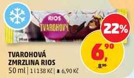 TVAROHOVÁ ZMRZLINA RIOS, 50 ml 