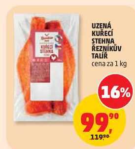 UZENÁ KUŘECÍ STEHNA ŘEZNÍKŮV TALÍŘ, 1 kg