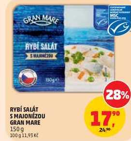RYBÍ SALÁT S MAJONÉZOU GRAN MARE, 150 g