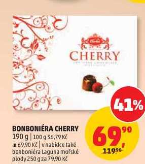 BONBONIÉRA CHERRY, 190 g