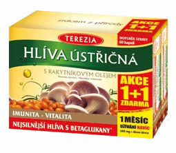 TEREZIA HLÍVA ÚSTŘIČNÁ S RAKYTNÍKOVÝM OLEJEM
