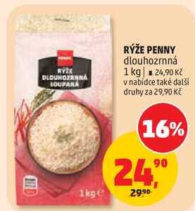 RÝŽE PENNY dlouhozrnná, 1 kg