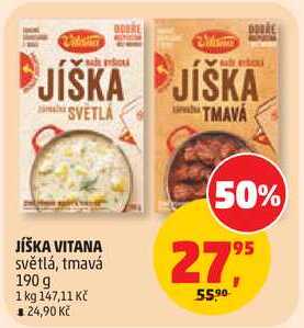 JÍŠKA VITANA světlá, tmavá, 190 g