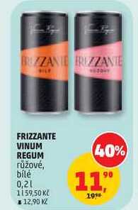 FRIZZANTE VINUM REGUM růžové, 0,2 l 