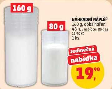 NÁHRADNÍ NÁPLŇ, 160 g