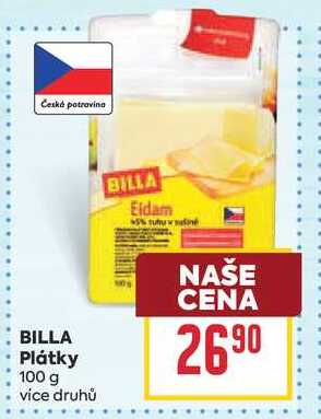 BILLA Plátky 100 g