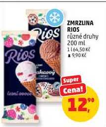ZMRZLINA RIOS různé druhy, 200 ml