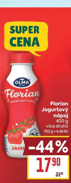 Florian Jogurtový nápoj 400 g  v akci