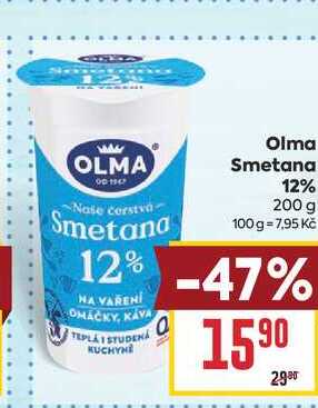 Olma Smetana 12% 200 g