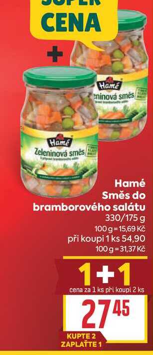 Hamé Směs do bramborového salátu 330/175 g
