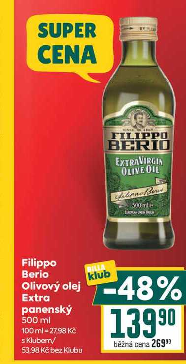 Filippo Berio Olivový olej Extra panenský 500 ml