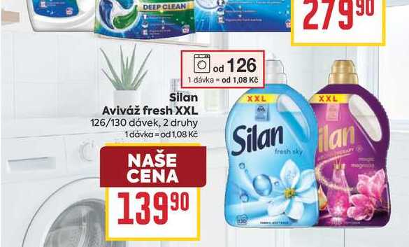 Silan Aviváž fresh XXL 126/130 dávek