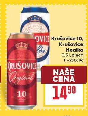 Krušovice Nealko 0,51, plech