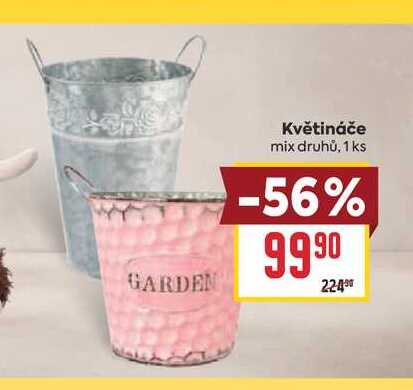Květináče mix druhů, 1 ks