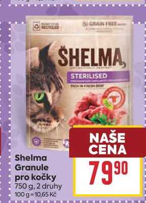 Shelma Granule pro kočky 750 g