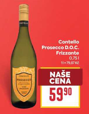 Contello Prosecco D.O.C. Frizzante 0,75l