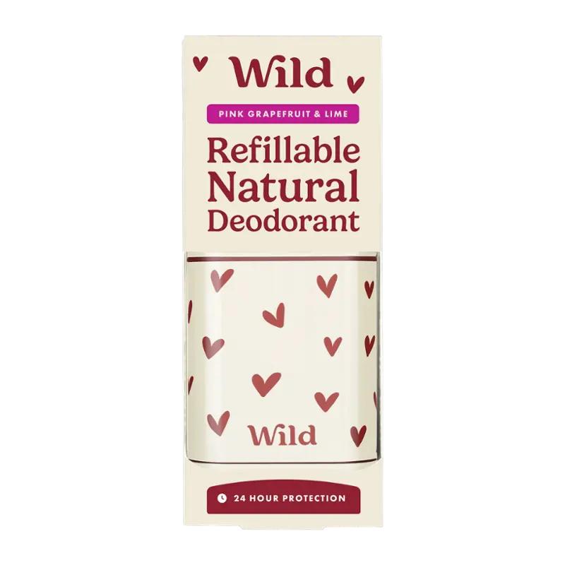 Wild Deodorant tuhý Starter Fresh Love Hearth, 40 g
