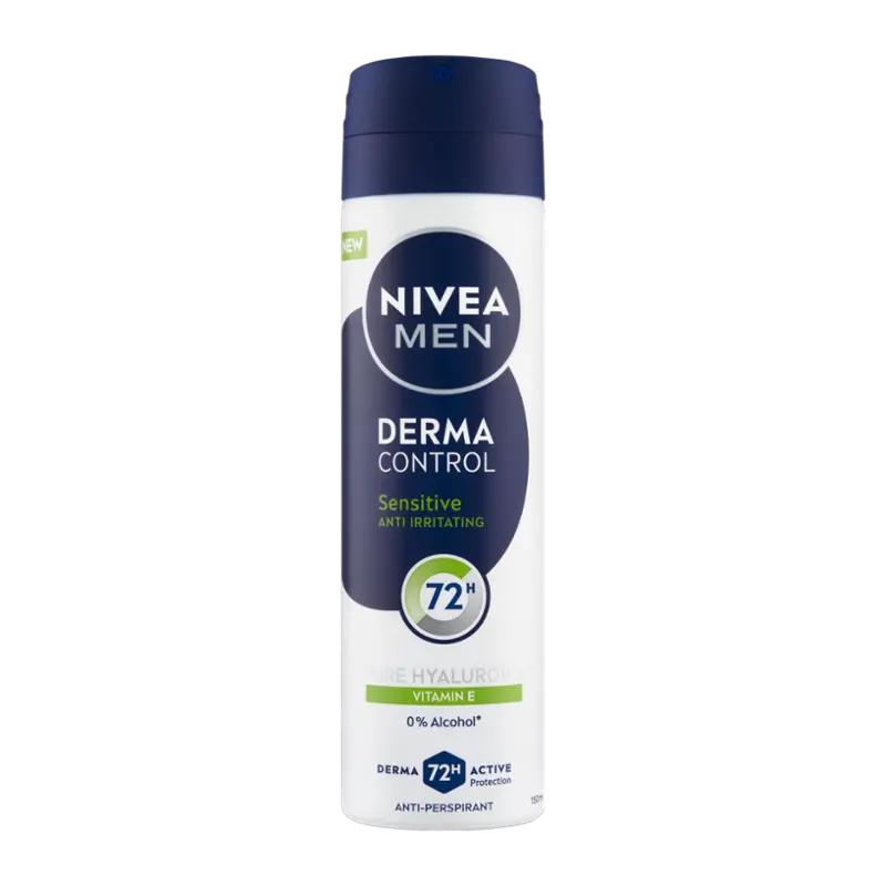 NIVEA Men Antiperspirant sprej pro muže Derma Control Sensitive, 150 ml