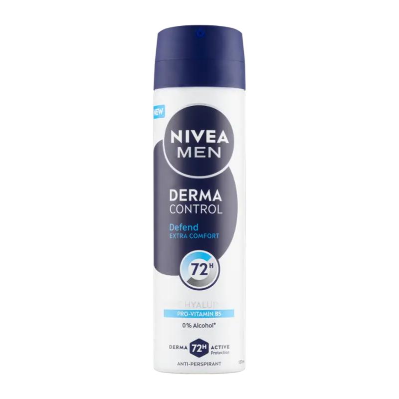 NIVEA Men Antiperspirant sprej Derma Control Defend, 150 ml