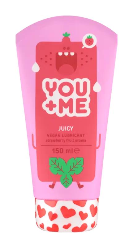 YOU & ME Lubrikační gel s vůní jahody, 150 ml