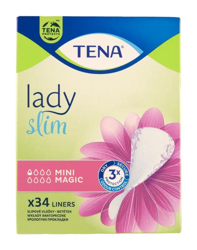 Tena Lady Inkontinenční vložky Lady Slim Mini Magic, 34 ks