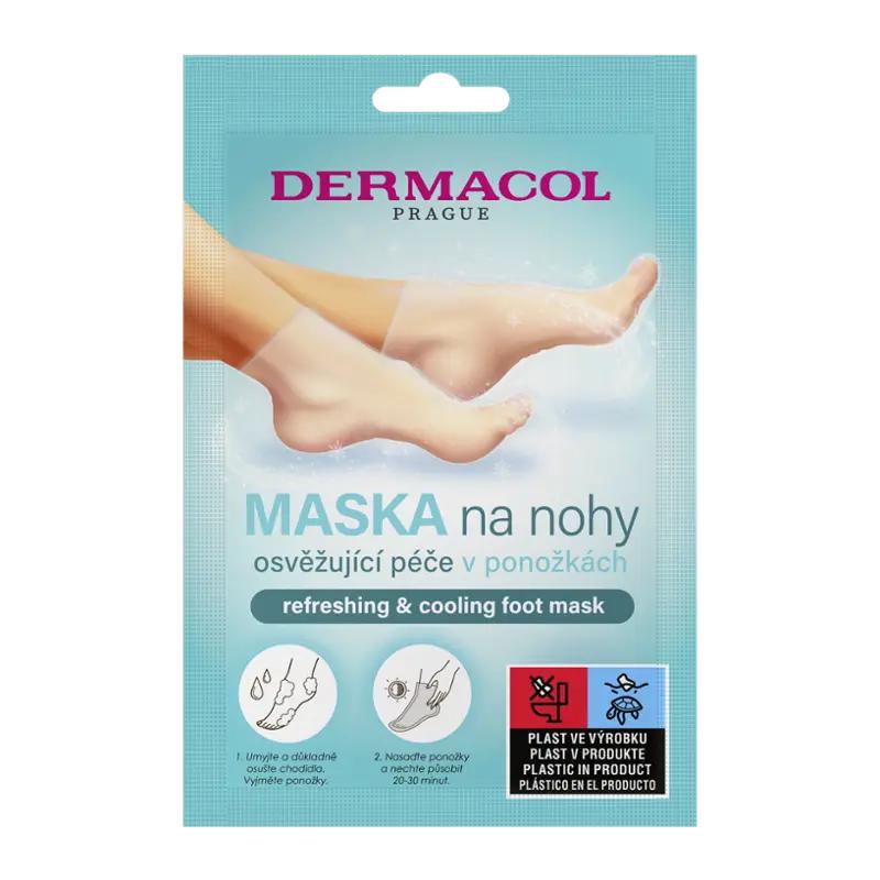 Dermacol Osvěžující maska na nohy, 1 ks
