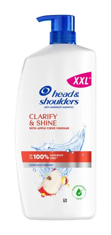 Head & Shoulders Šampon Clarify & Shine Apple vinegar, 800 ml