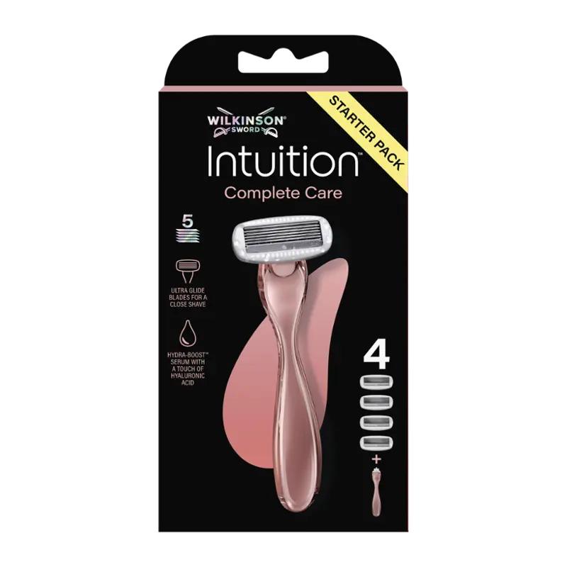 Wilkinson Dámský holicí strojek Intuition Complete Care + 4 náhradní hlavice, 1 ks