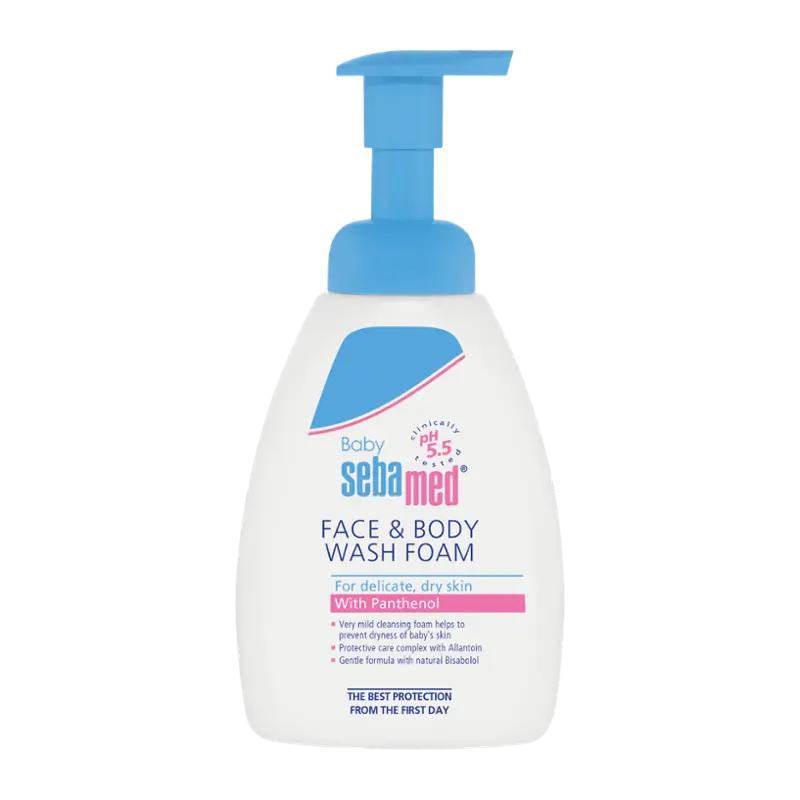 sebamed Mycí pěna na obličej a tělo, 400 ml