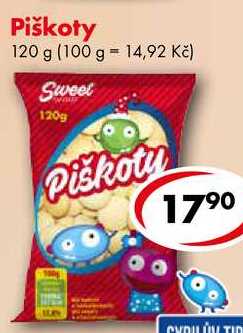 Piškoty, 120 g  