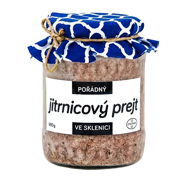 Pořádně ve sklenici Jitrnicový prejt
