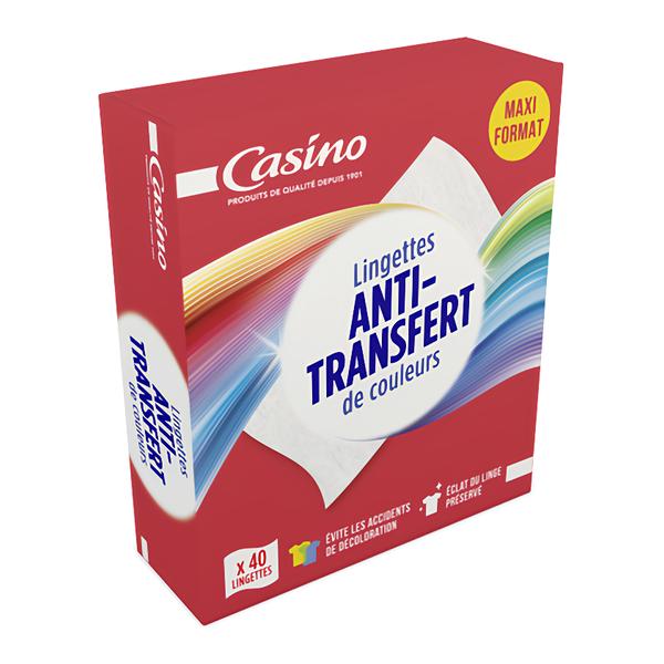 Casino Prací utěrky proti zabarvení prádla