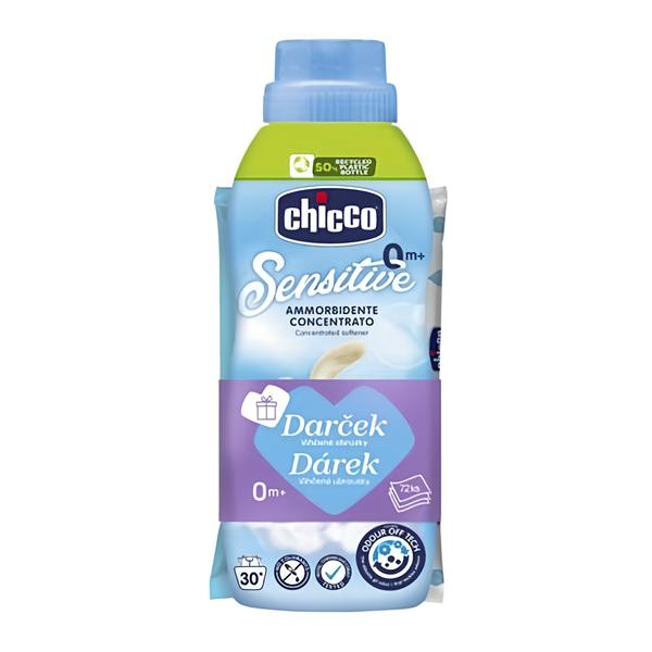 Chicco Aviváž koncentrovaná Sladký Pudr (750 ml) + vlhčené ubrousky (72 ks) zdarma