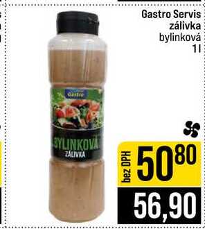 Gastro Servis zálivka bylinková 1l