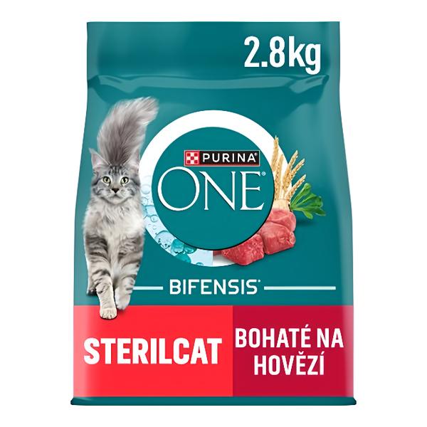 Purina ONE Bifensis Sterilised granule pro kočky, hovězí