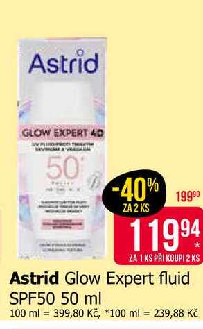 Astrid Glow Expert fluid SPF50 50 ml