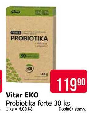 Vitar EKO Probiotika forte 30 ks 