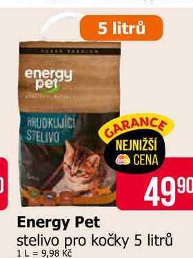 Energy Pet stelivo pro kočky 5 litrů 