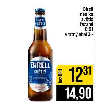 Birell nealko světlé řezané 0,5l