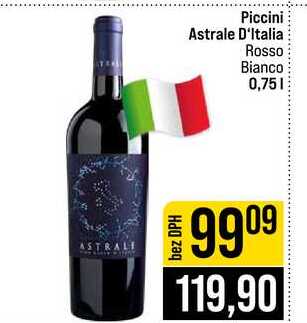 Piccini Astrale D'Italia Rosso Bianco 0,75l