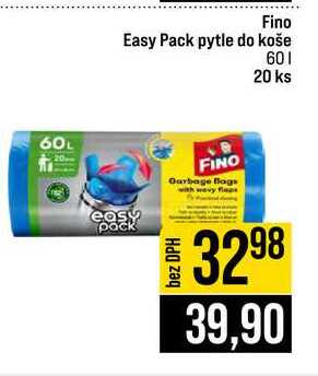 Fino Easy Pack pytle do koše 60l 20 ks