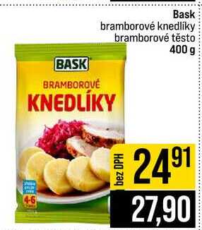 Bask bramborové knedlíky bramborové těsto 400 g