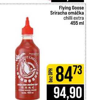 Flying Goose Sriracha omáčka chilli extra 455 ml