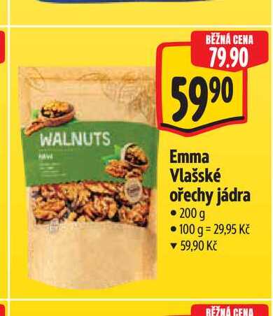   Emma Vlašské ořechy jádra  200 g  