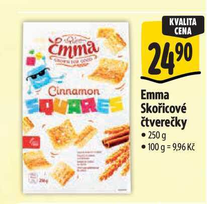  Emma Skořicové čtverečky   250 g   