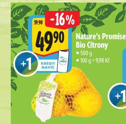  Nature's Promise Bio Citrony - 500g 