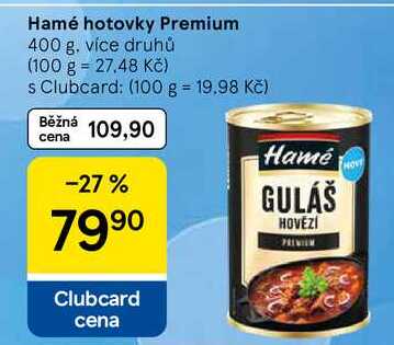Hamé hotovky Premium, 400 g