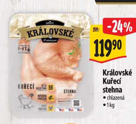 Královské Kuřecí stehna 1 kg
