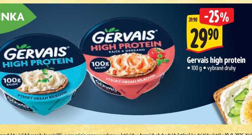   Gervais high protein 100 g  